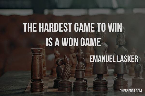 The hardest game to win is a won game