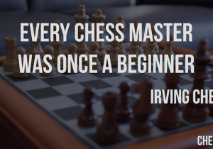 Every chess master was once a beginner