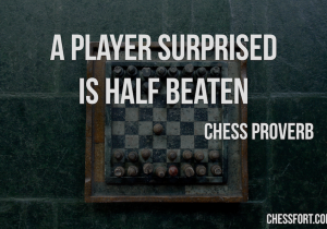 A player surprised is half beaten